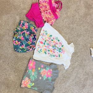 12 months girl summer lot with swim suit